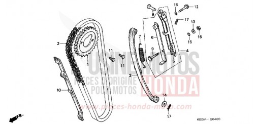 CHAINE A CAMES/TENDEUR CA125X de 1999